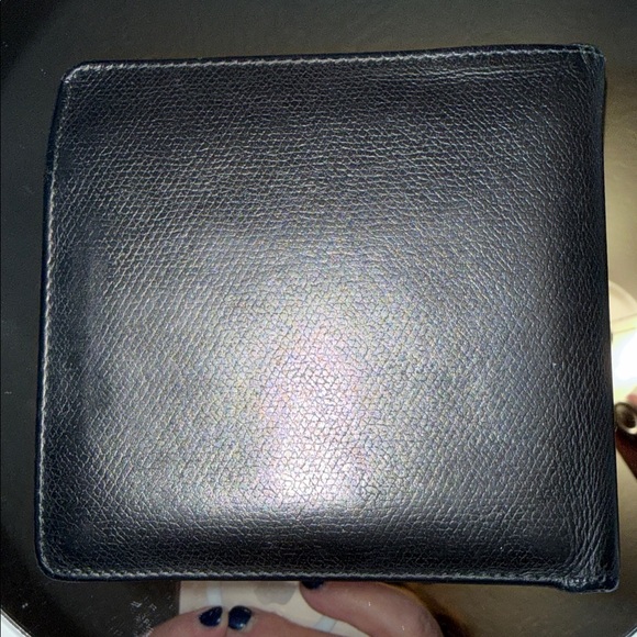 CHANEL Black Leather Bifold Wallet Authentic 2004 Collection EUC Box,Bag - Picture 5 of 17